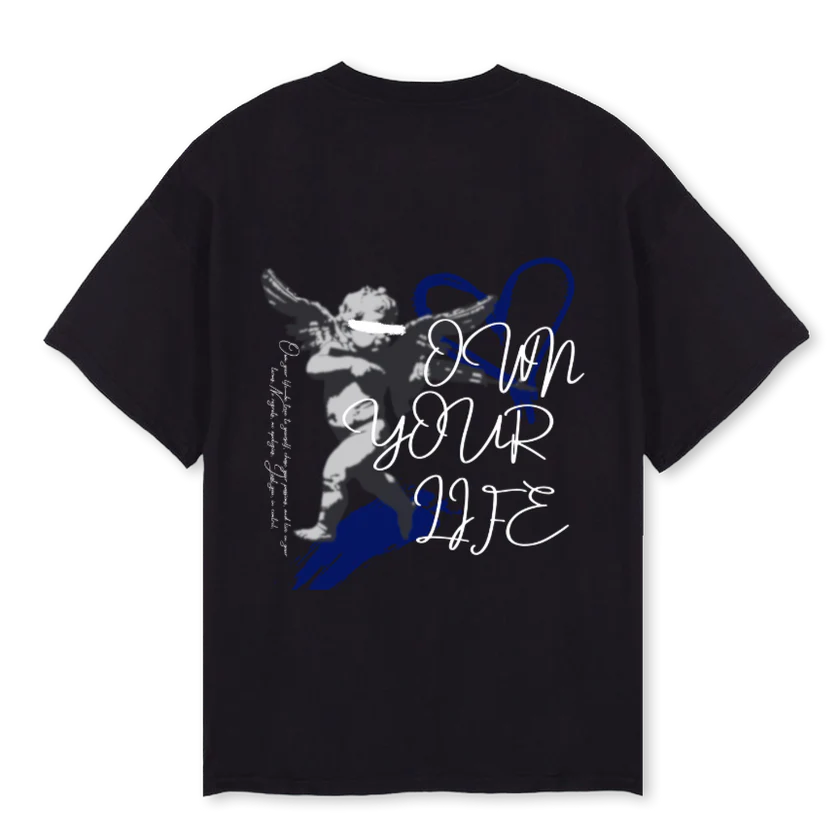 OWN YOUR LOVE OVERSIZED T-SHIRT BLACK