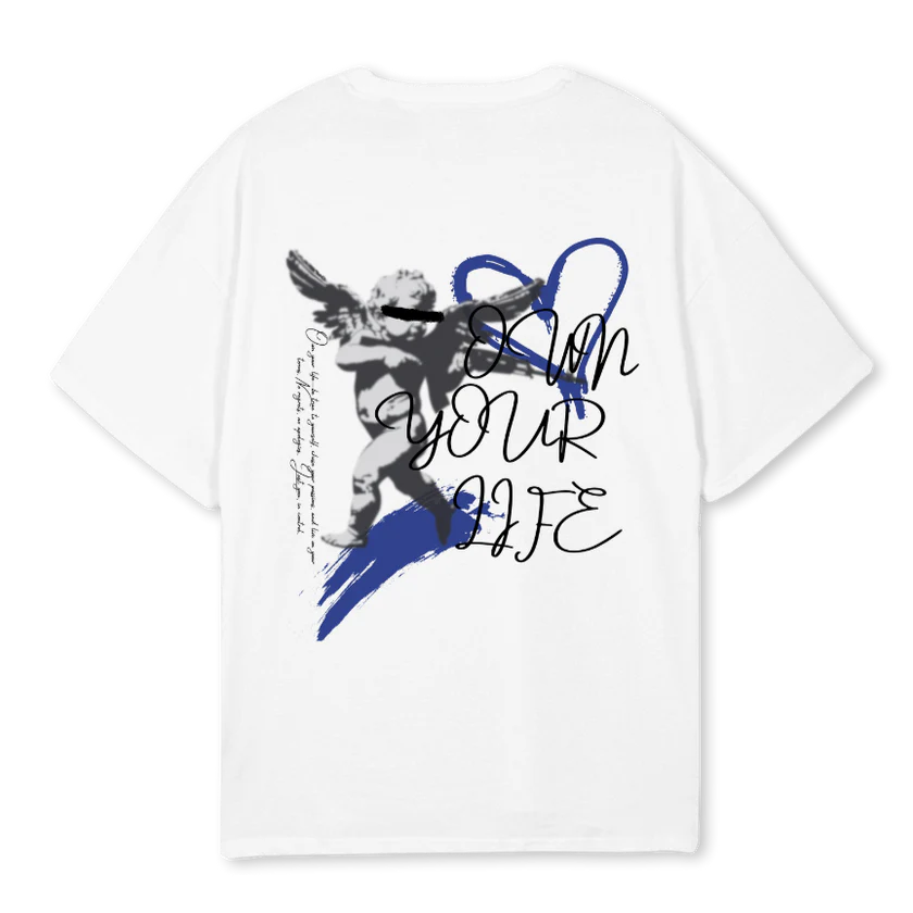 OWN YOUR LOVE OVERSIZED T-SHIRT WHITE